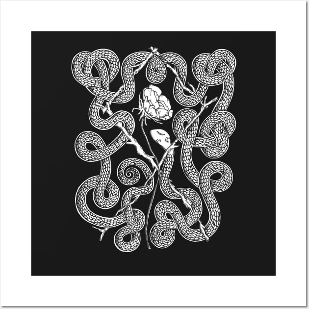 Snake Wall Art by NicoleWhelan